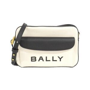 Bally BAR DANIEL Canvas Leather Shoulder Bag
